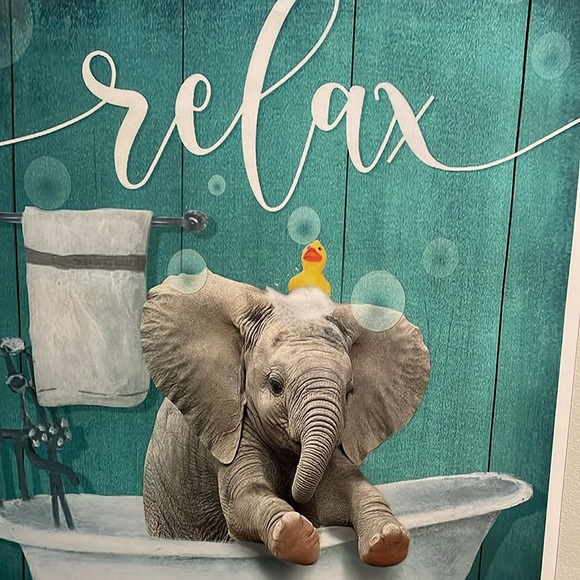 Canvas Wall Art- “Relax” NIB - Picture 4 of 7